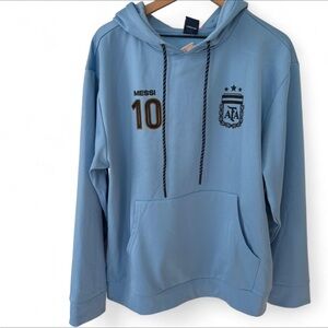 Oficial AFA Argentina Messi blue hoodie